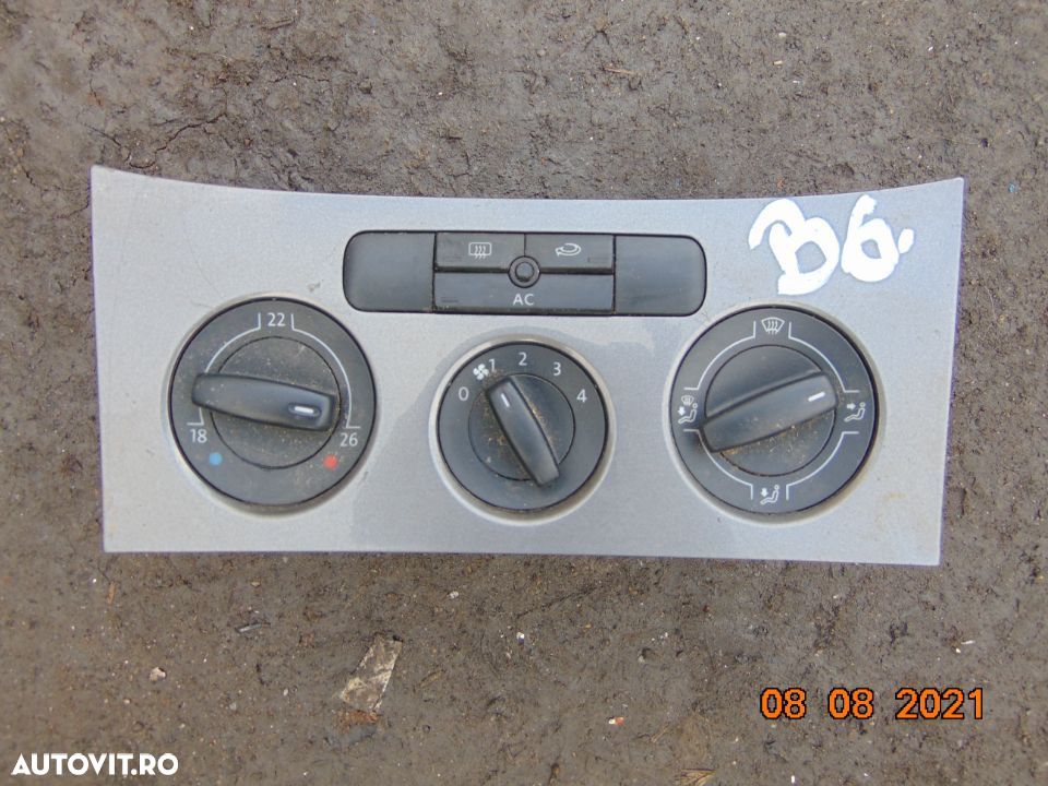 Comenzi ac VW Passat b6 2005-2010 comenzi clima aer caldura dezmembrez b6 - 1