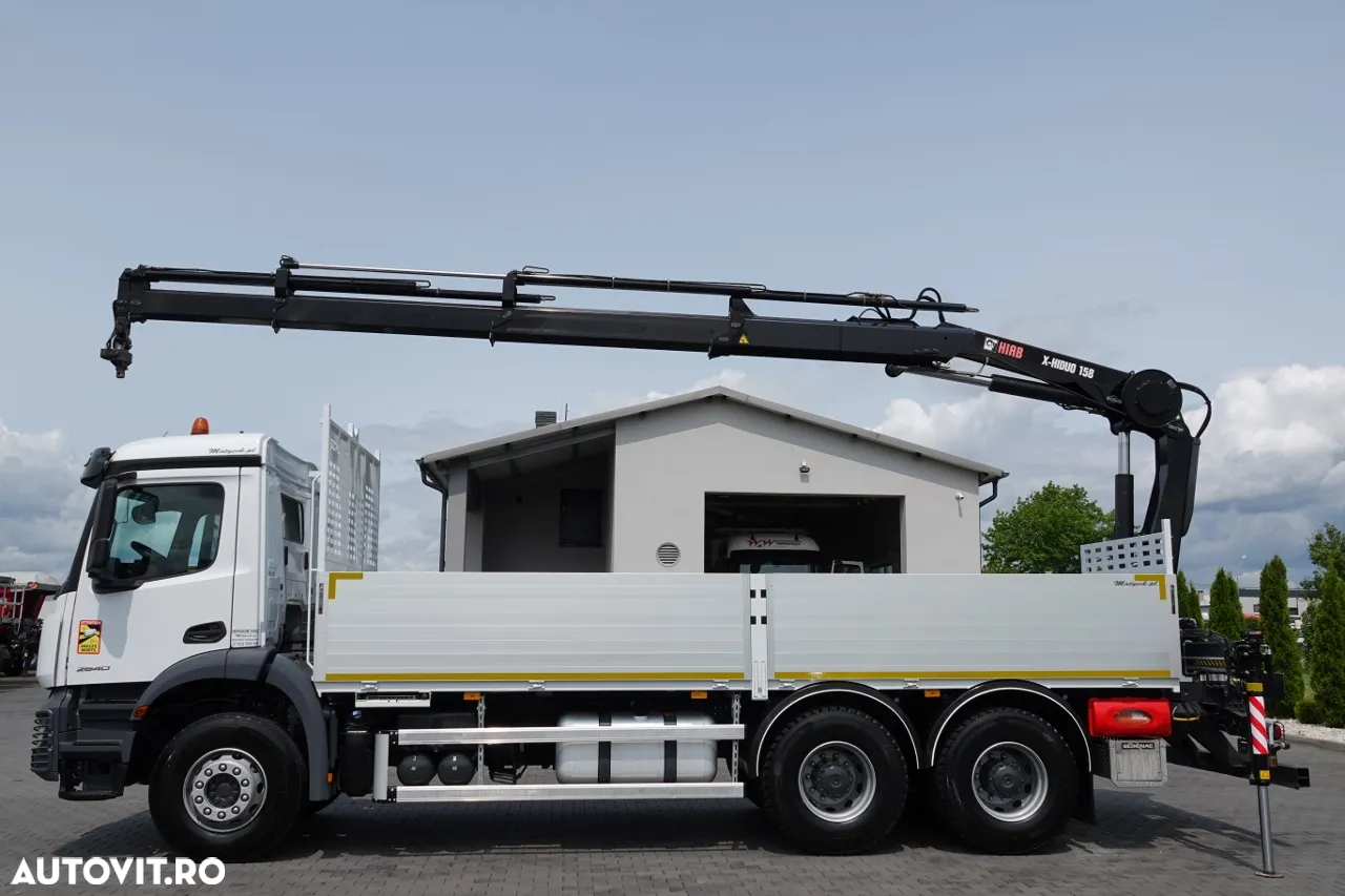 Mercedes-Benz AROCS 2640 / 6x4 / TRANSMISIE - 6,5 M / HDS HIAB 158 DS-4 / extensie: 12,5 M / EURO 6 / RADIO CONTROL / ROTATOR / 2020 / IMPORTAT - 3