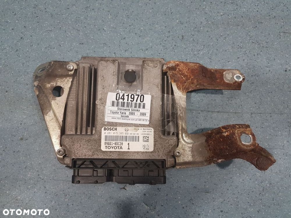 TOYOTA YARIS  II 1.4 D4D STEROWNIK SILNIKA 89661-0DC20 - 1