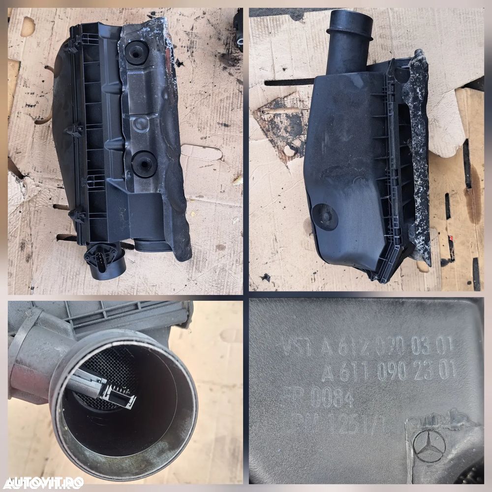 Anexe motor mecedes sprinter 2.7 270 cdi cdi w905 2,2 cdi 2000-2007 cod motor om612 alternator termoflot clapeta EGR rampa injectoare - 9