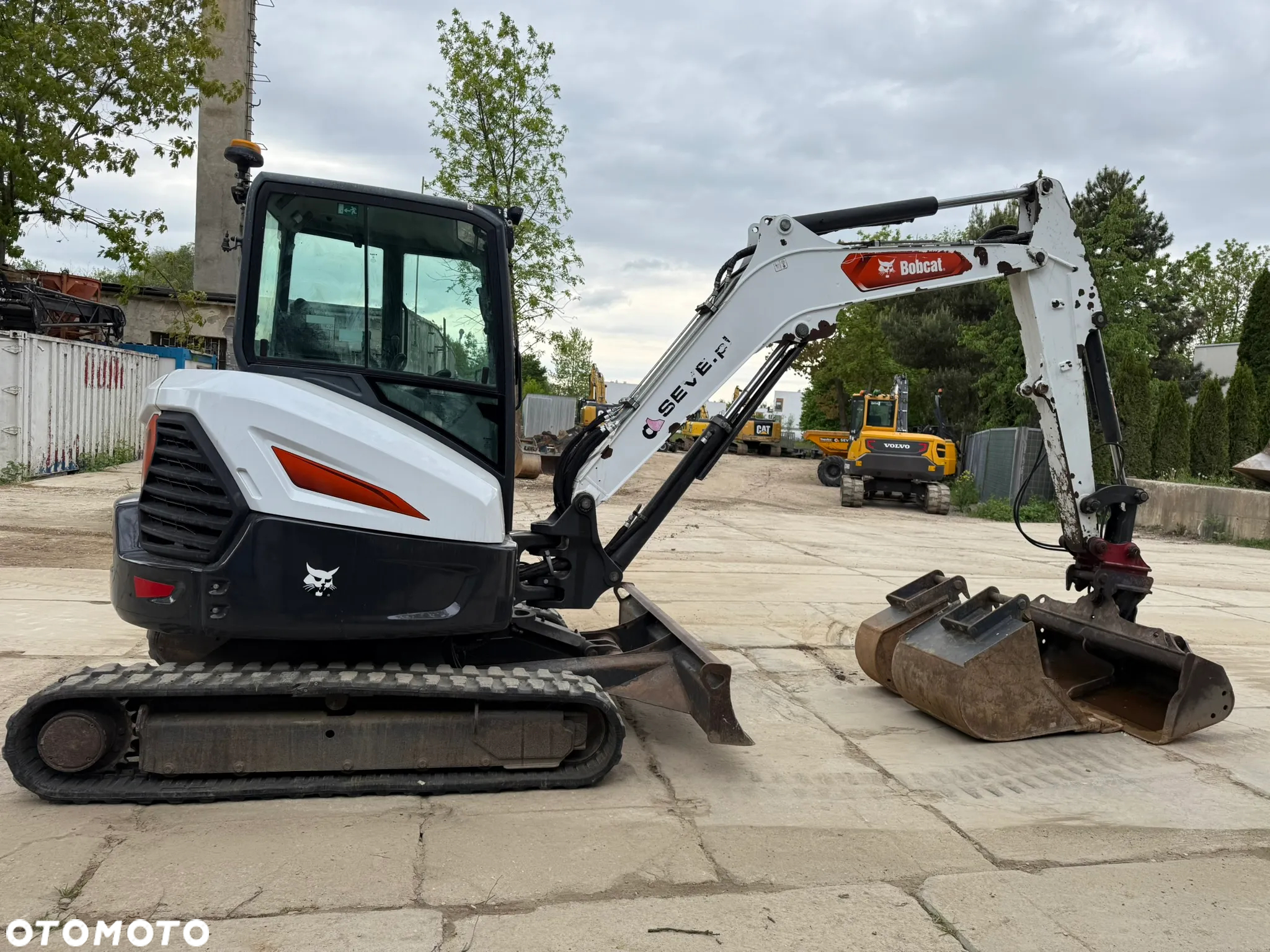 Bobcat E 50 z - Szybkozłacze hydr. , skarpówka hydrauliczna , łyżka 30 cm + 60 cm - 6
