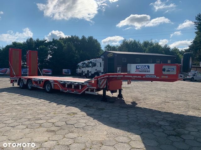 Inny NACZEPA NISKOPODWOZIOWA 3 OSIOWA Z ZAGŁĘBIENIAMI NA KOŁA! najazdy Hydrauliczne! - 8