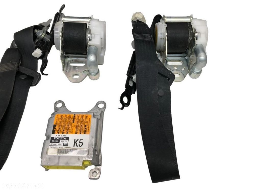 TOYOTA RAV4 III XA30 LIFT FL 2010-2012 DESKA ROZDZIELCZA KONSOLA AIRBAG PODUSZKI KOMPLET - 6