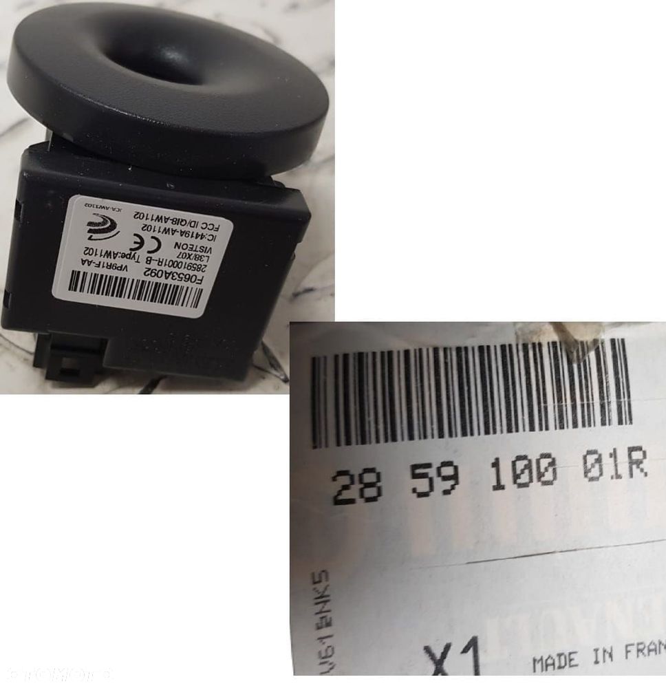 FABRYCZNIE NOWY ORYGINALNY IMMOBILIZER STACYJKA KLUCZYK RENAULT 285910001R - 1