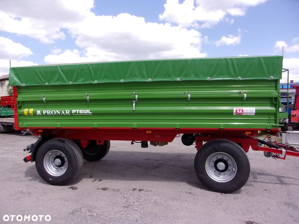Pronar Przyczepa dwuosiowa paletowa PRONAR PT680 -14t, PT612 -12t, PT612L -12t, wywrotka z trójstronnym wywrotem, przyczepa ciężarowo-rolnicza - 9