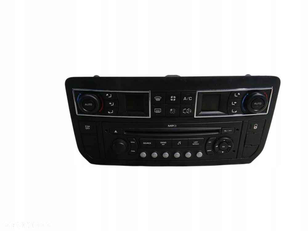 radio cd panel sterowania klimatyzacji citroen c5 iii x7 96829415zd - 1