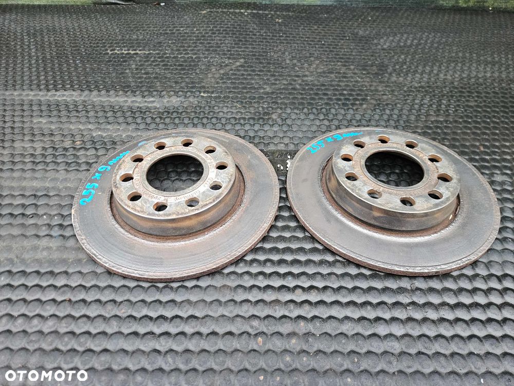 Tarcze Tarcza 8E0615601D 255mm 5x112 Klocki Hamulce Tyl Tylne Audi A4 B6 B7 Oryginalne - 4