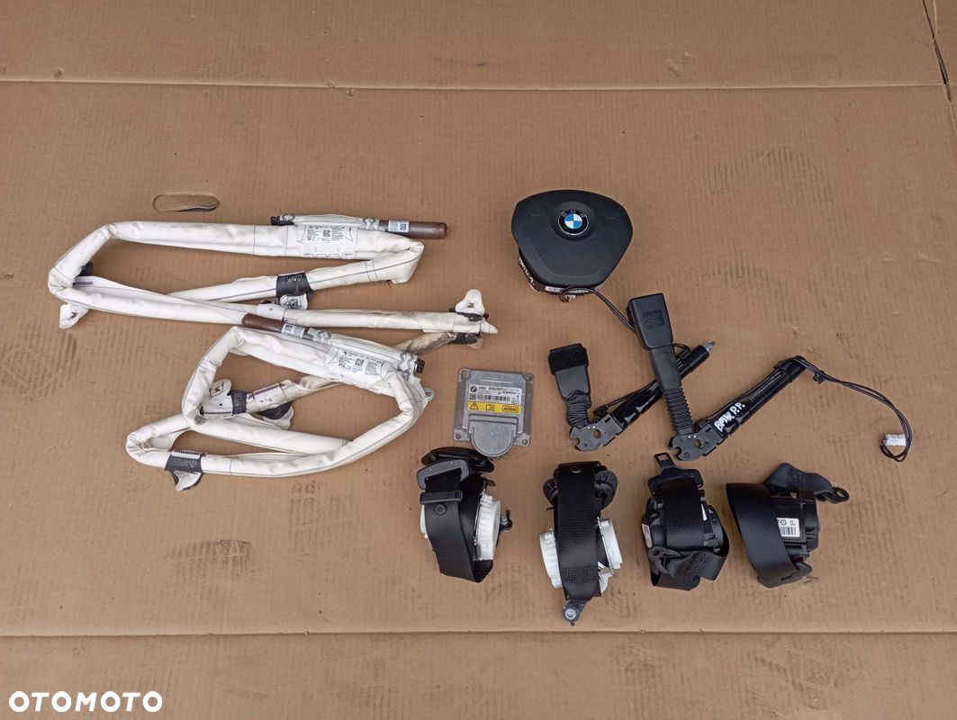 BMW 1 F20 PODUSZKI AIRBAG SENSOR NAPINACZE PASY KURTYNY KOMPLET - 1