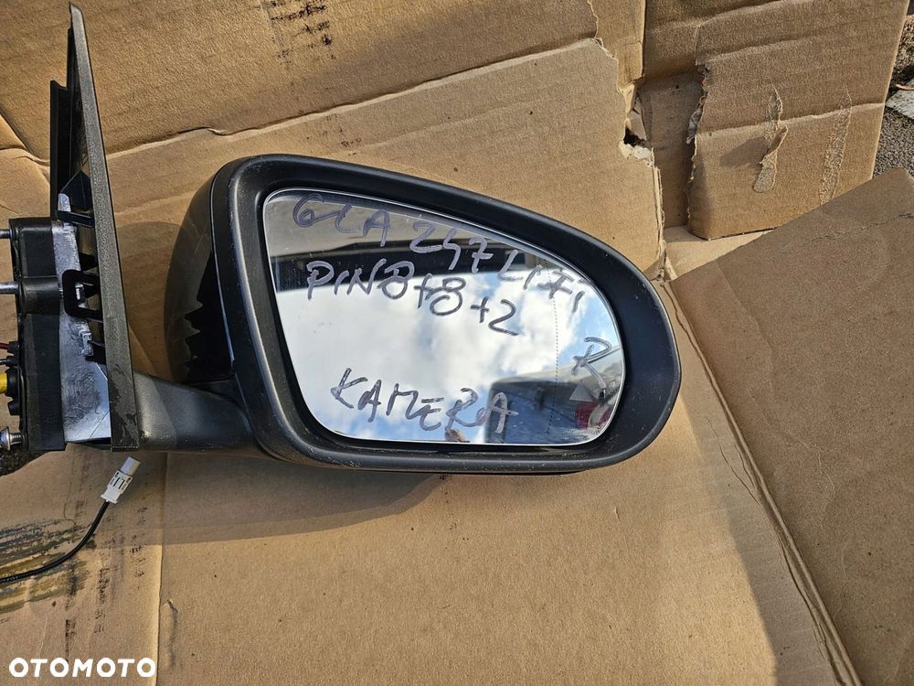 lusterko prawe mercedes gla 247 18 pin kamera - 1