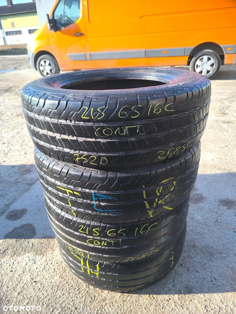 215/65R16C 109/107T 16 C Opony Letnie Lato CONTINENTAL ContiVanContact 100 7,5mm Legnica ALU-RAD 20-21r. 215/65 - 6