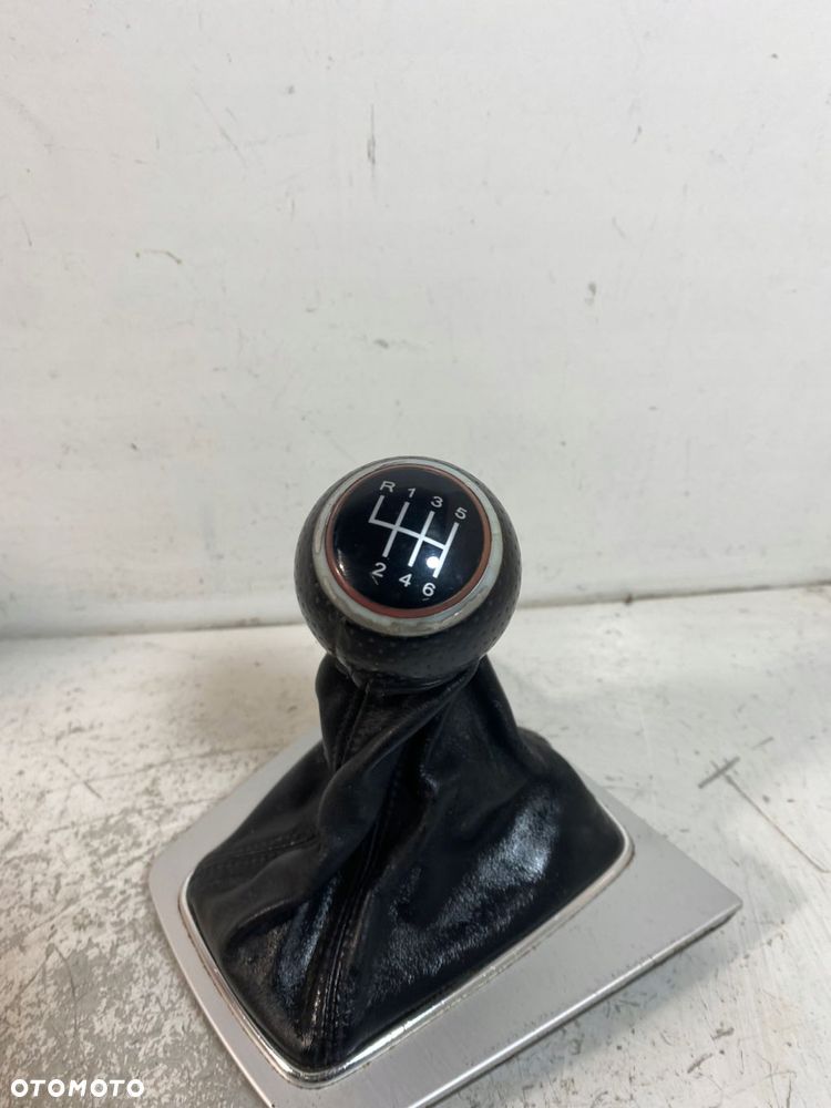 mieszek gałka audi a4 b6 skóra 6 bieg s line perorowany. - 3