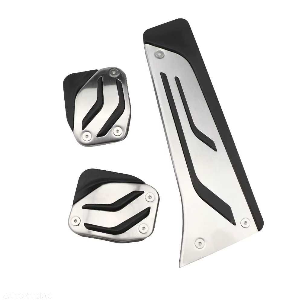 Ornamente Pedale Aluminiu Inox BMW E90 F20 F30 31 F10 F34 F36 F01 G30 - 5