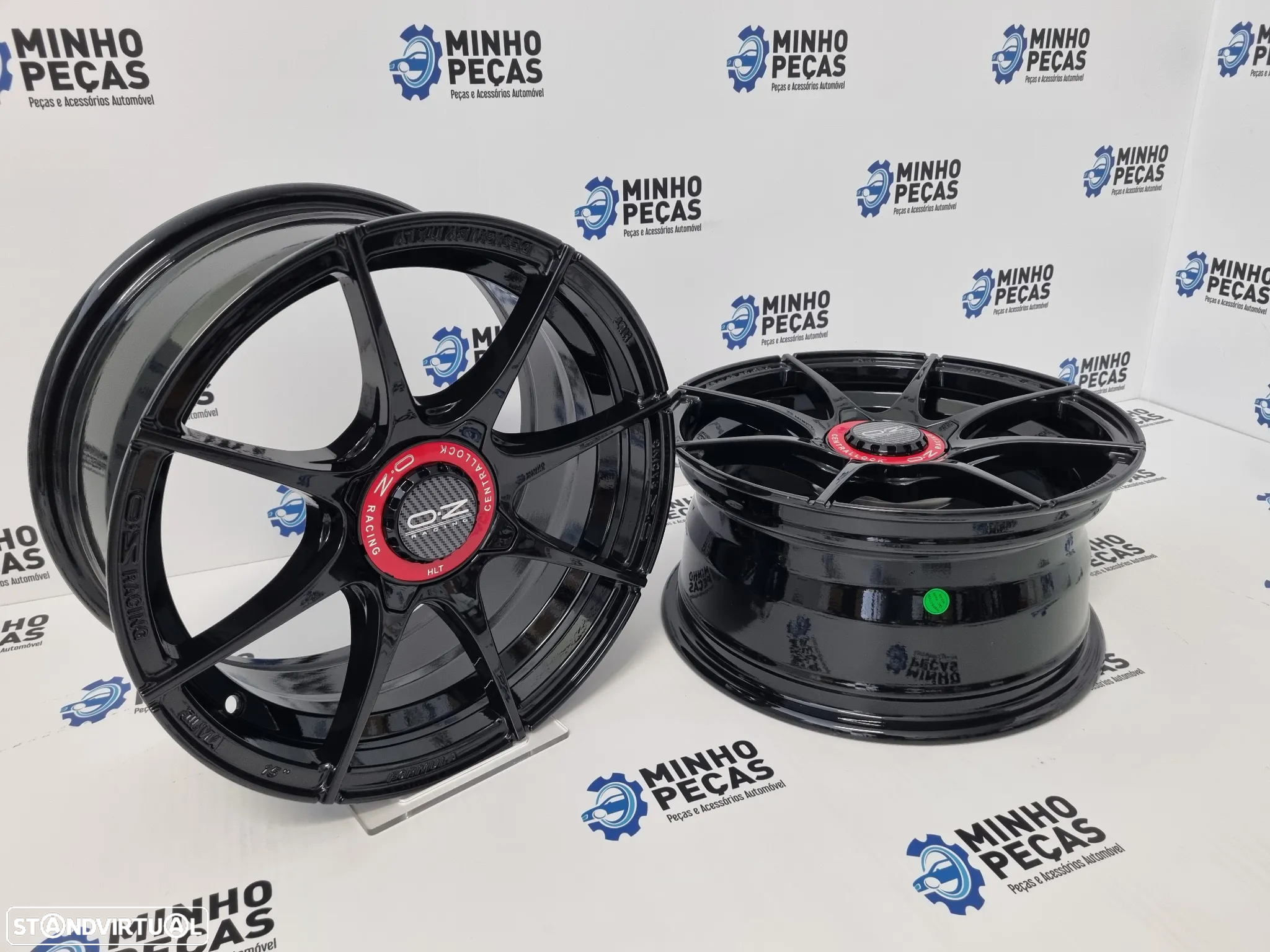 Jantes OZ Formula HLT em 15 (4x100) Preto Brilho - 6