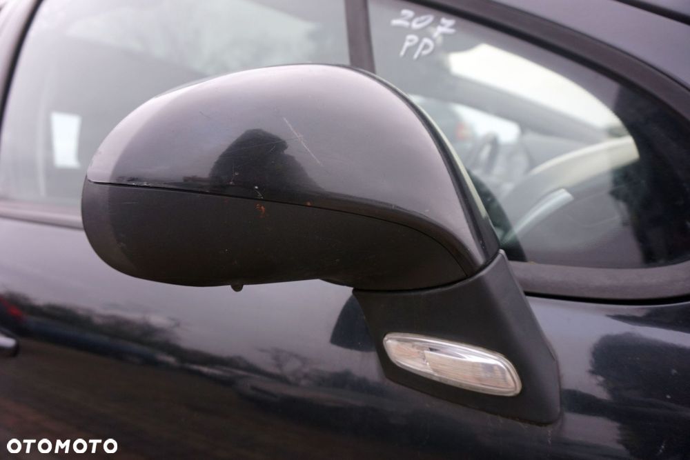LUSTERKO ELEKTRYCZNE PRAWE 207  EXLD CZARNY PEUGEOT 2006-2009 - 2