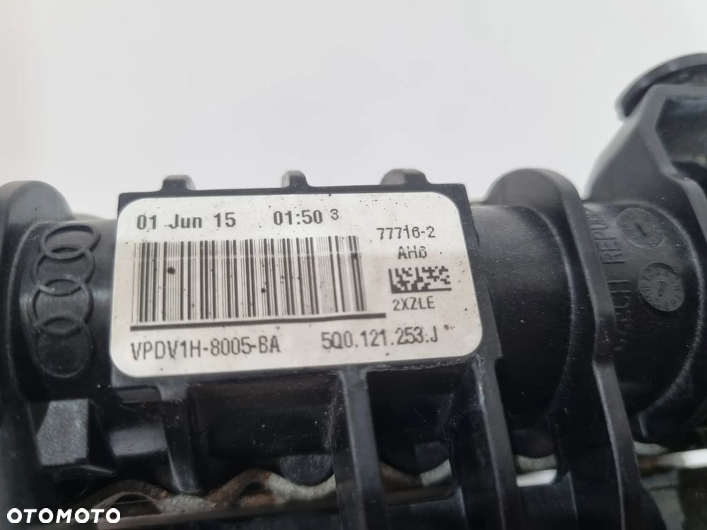 VW PASSAT B8 GOLF VII SEAT SKODA DODATKOWA CHŁODNICA WODY 5Q0121253J - 4