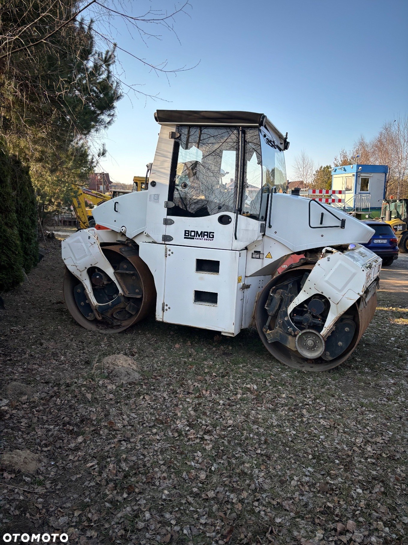 Bomag Walec BOMAG BW 174 2008R WAGA 10TON , STAL STAL B. DZIELONE,miernik zag ,obcinarka - 6