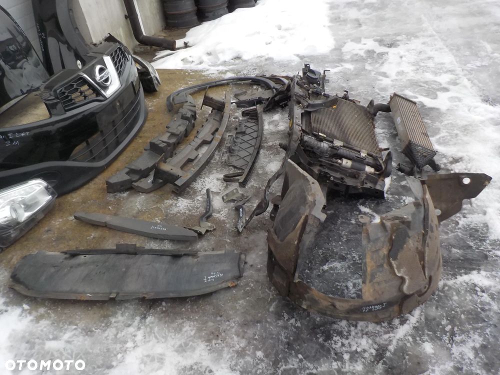 NISSAN QASHQAI J10 LIFT PRZÓD MASKA ZDERZAK BŁOTNIKI LAMPY NADKOLA PAS PRZEDNI Z CHŁODNICAMI 1.6 DCI KOLOR Z11G - 16