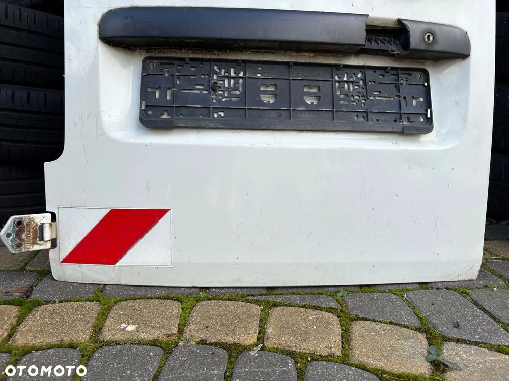 Maska drzwi skrzydła przesuwne zderzak przód VW caddy 03-10 białe - 9