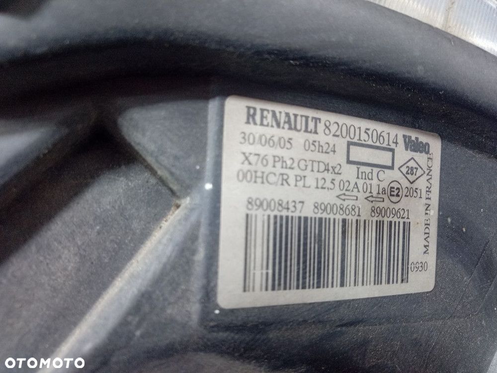 RENAULT KANGOO I LIFT REFLEKTOR LEWY LAMPA PRZEDNIA EU 8200150614 - 7