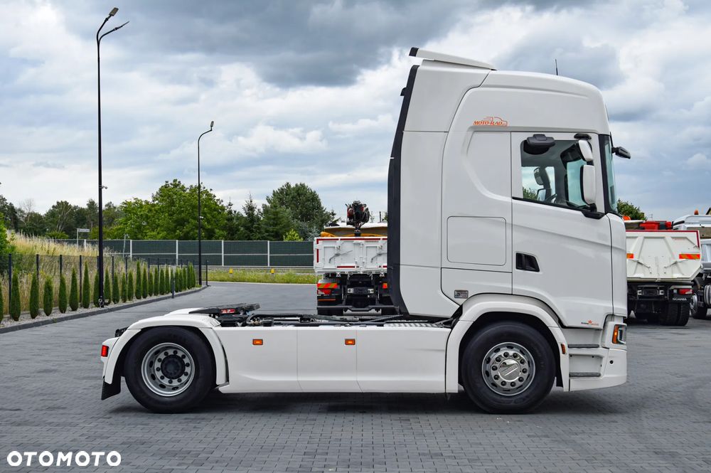 Scania 500S / FULL AIRMATIC / HYDRAULIKA / RETARDER / KLIMATYZACJA POSTOJOWA / ACC / KLIMA / 2 ZBIORNIKI PALIWA / FULL LEDY / FULL SPOILERY / SERWISOWANA / SPROWADZONA - 6