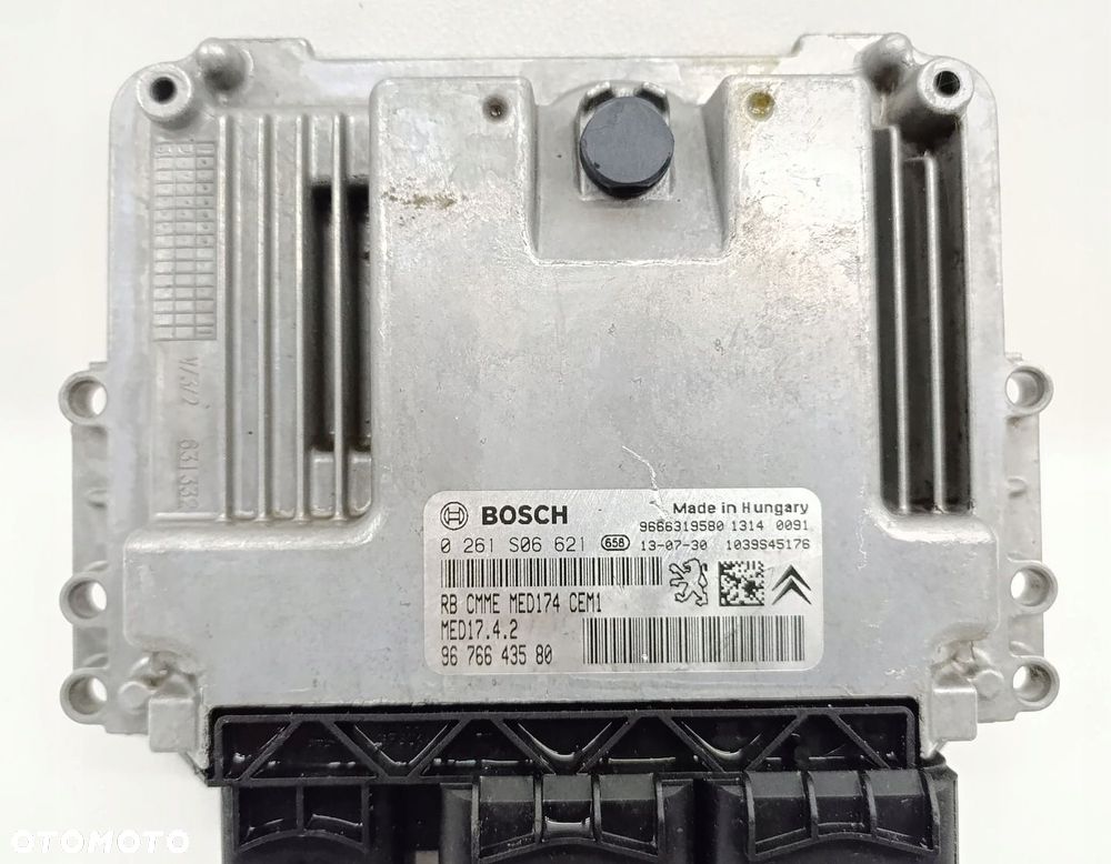 KOMPUTER SILNIKA STEROWNIK CITROEN PEUGEOT 1.6 THP 0261S06621 - 2