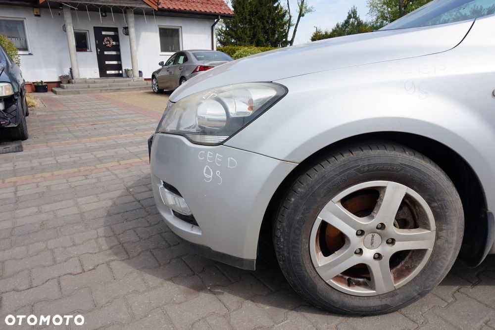 MASKA ZDERZAK BŁOTNIKI LAMPY CEED I LIFT 9S  KIA 2009-2012 SREBRNY PRZÓD KOMPLETNY - 25
