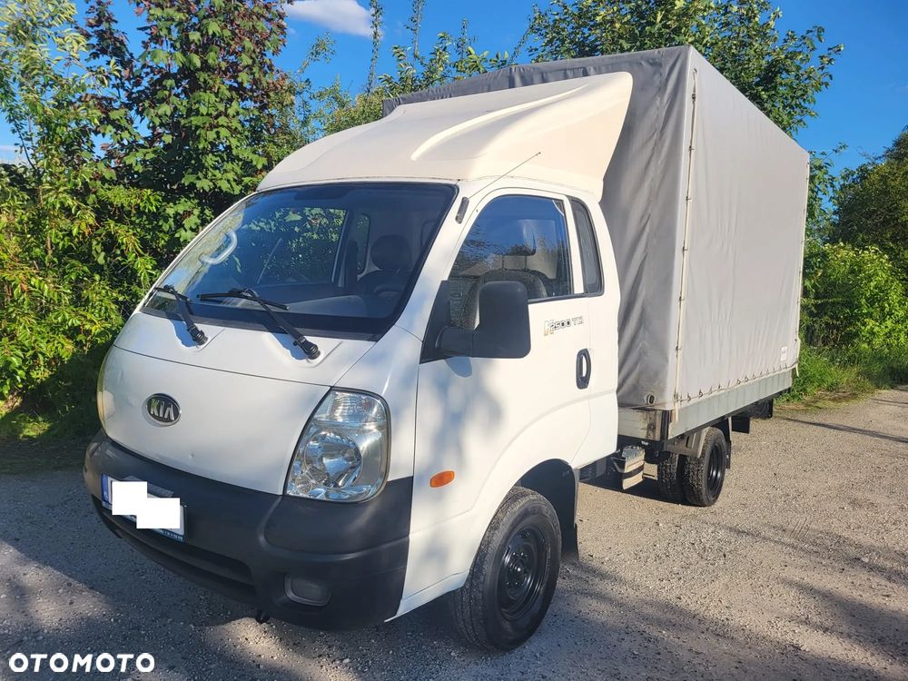Kia K2500 2.5 TCI Skrzynia 1610 kg ład skrzyniowy plandeka 196 tyś km IDEALNY - 3