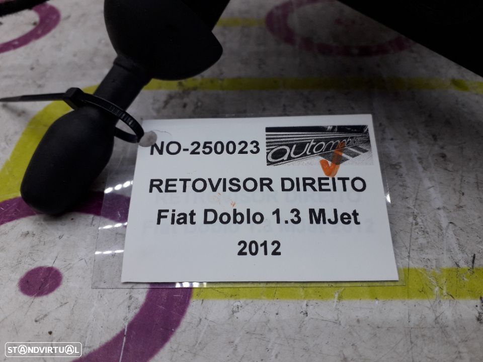 Retrovisor Direito Fiat Doblo 1.3 MJet 90Cv de 2012 - Ref: 0000 - NO250023 - 4