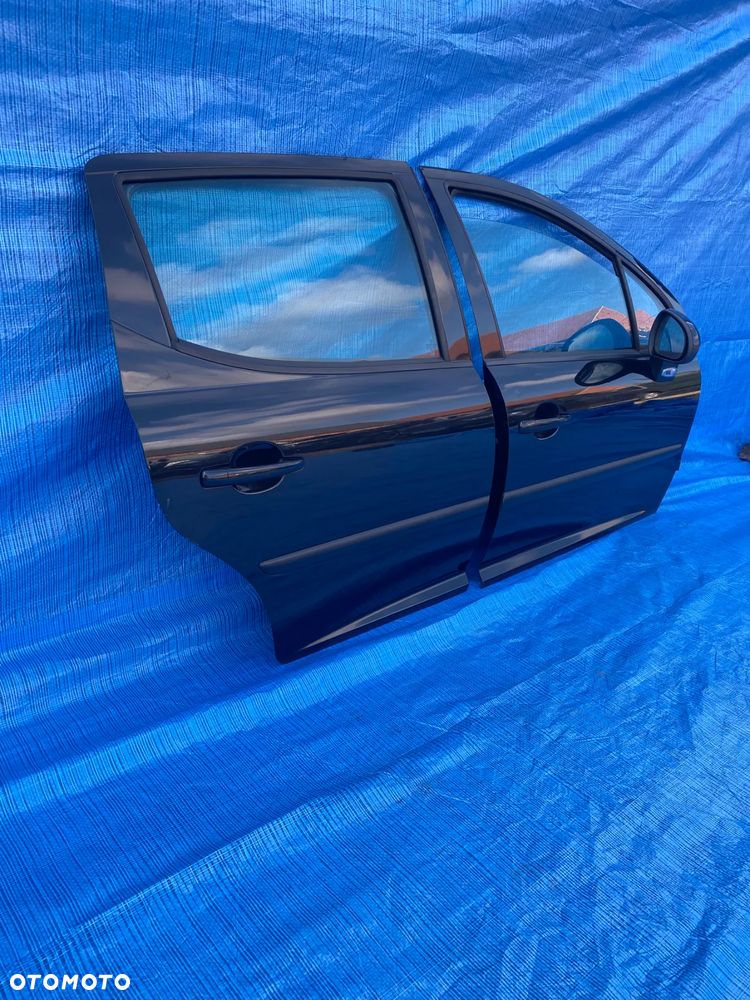 DRZWI PRAWE PRAWY TYŁ TYLNE  PEUGEOT 207 SW KOMBI EXL CZARNE - 3