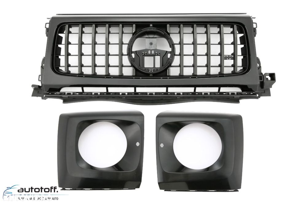 Grila Panamericana compatibila cu Mercedes G-Class W465 (2024+) Negru Lucios - 1