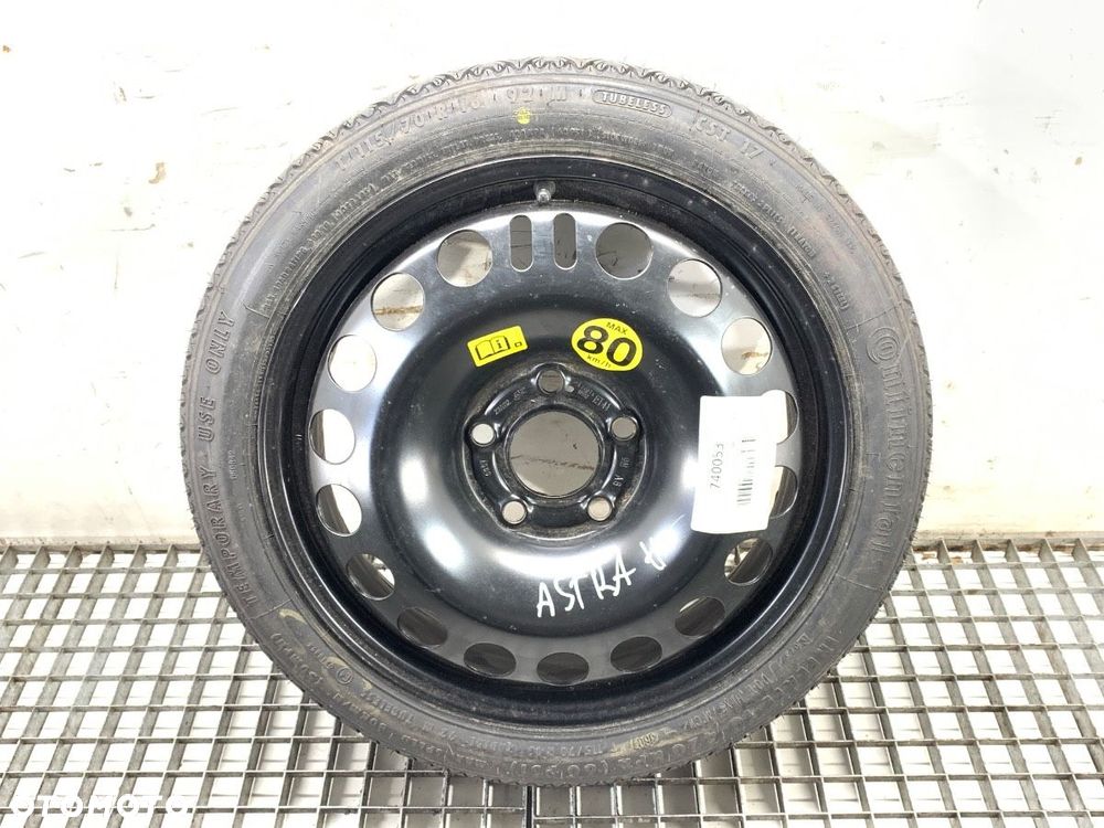 KOŁO DOJAZDOWE 16" 5X110 CENT.65     115/70     OPEL - 1