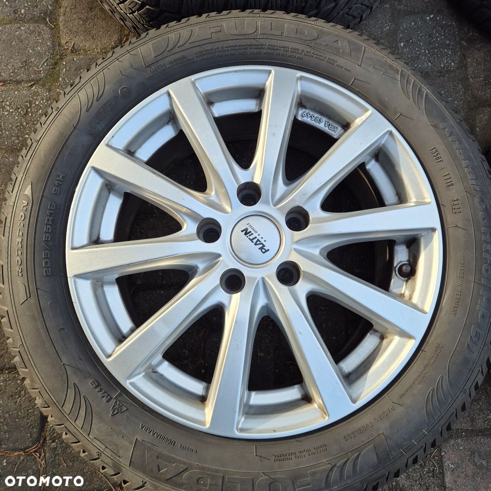 ZIMA KOŁA 205/55 R16 VW GOLF CADDY PASSAT AUDI A3 A4 OCTAVIA LEON TOURAN - 3