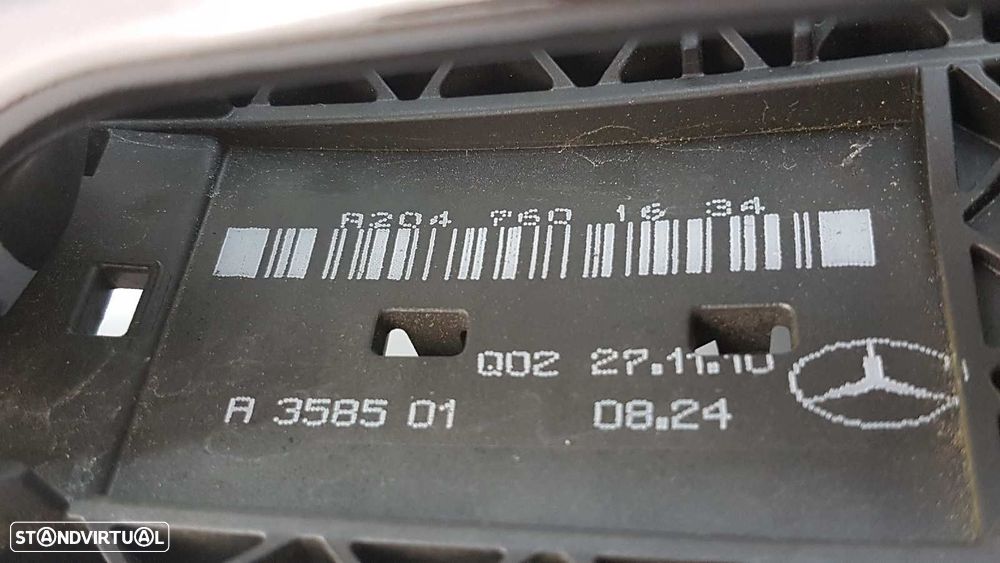 PUXADOR EXTERIOR FRENTE DIREITO MERCEDES CLASE E (W212) FAMILIAR 220 CDI BLUEEFF... - 3