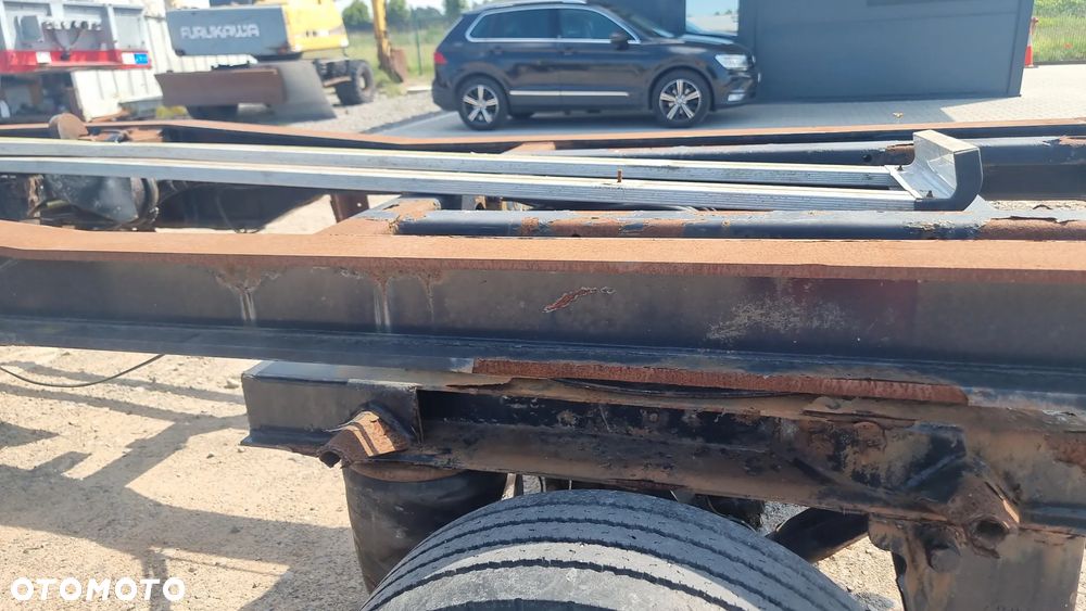 Meiller 9.500zł netto PRZYCZEPA DO ZABUDOWY 6.95M GRUBA RAMA HAKOWIEC  MOŻLIWOŚĆ TRANSPORTU - 6