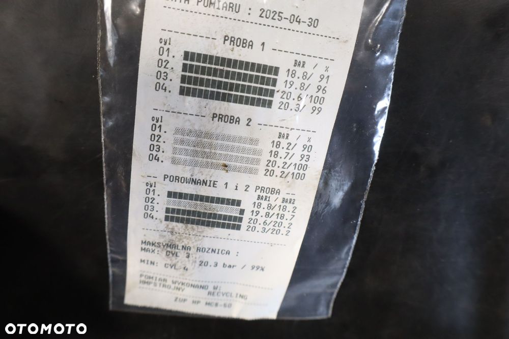 SILNIK  RENAULT LAGUNA III 2.0DCI 149KM M9RN744 TEST FILM - 3