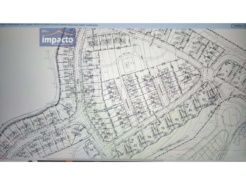 Lote de Terreno C/ 352 m2, Urb. das Fontainhas, Alenquer - Grande imagem: 2/4