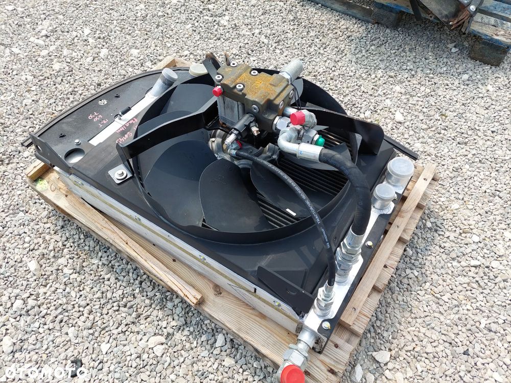 [12][61×94] Chłodnica cieczy oleju wody zespół chłodnic intercooler Manitou MLT 630, 730 [PGI 51149] - 5