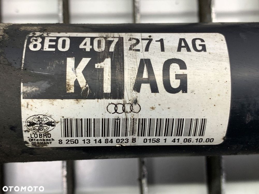 PÓŁOŚ PRAWY PRZÓD  AUDI A4 B6 (8E2) 2000 - 2005 2.0 96 kW [130 KM] benzyna 2000 - 2004 - 5