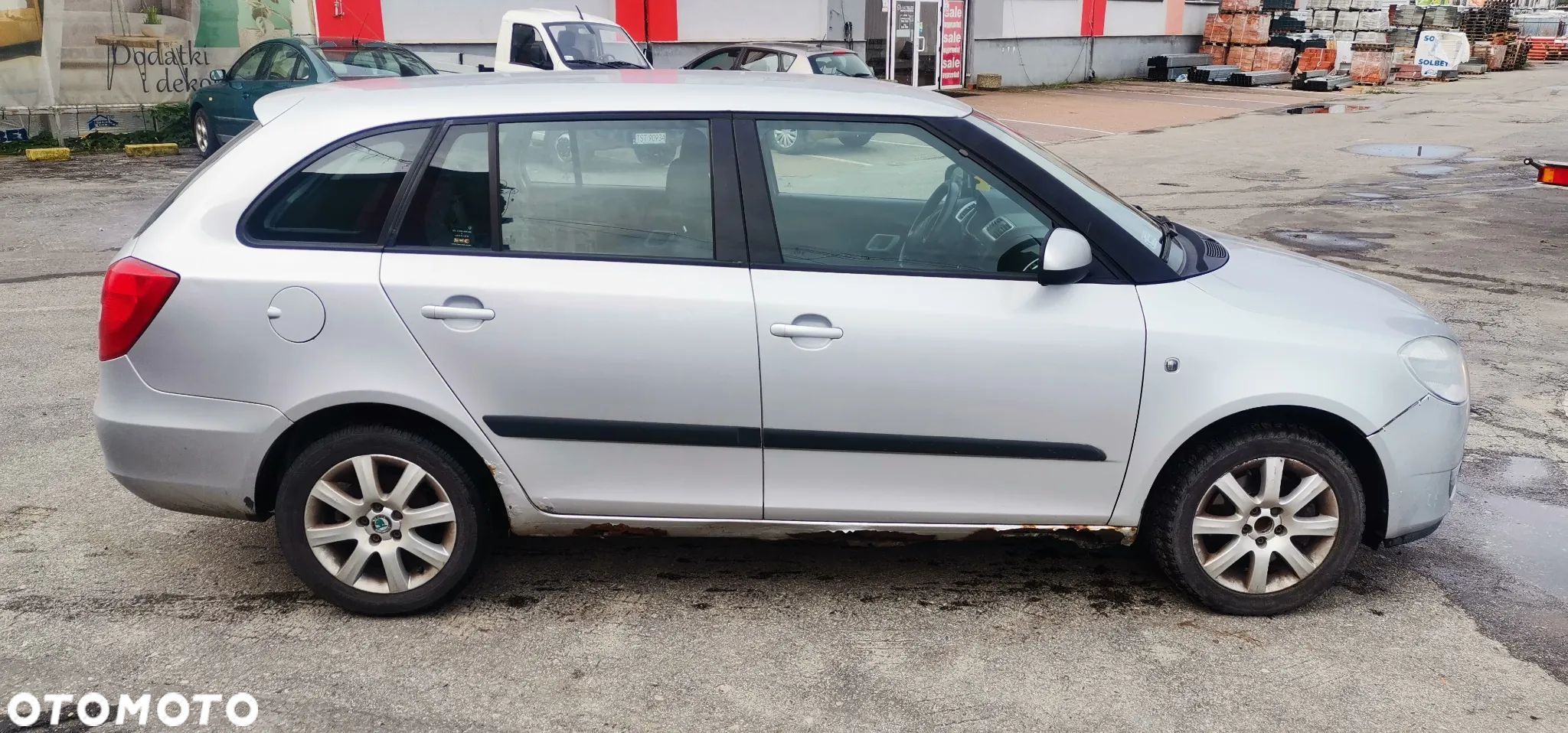 Drzwi prawy lewy przod  Skoda Fabia II 2 kod lakieru 9156 - 1