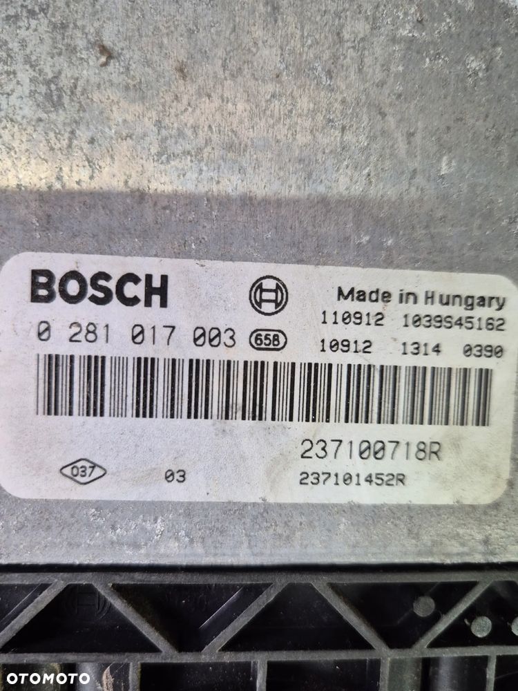 ZESTAW STARTOWY KOMPUTER UCH STACYJKA TRAFIC VIVARO PRIMASTAR 2.0 DCI 10-14r. EURO 5 - 2