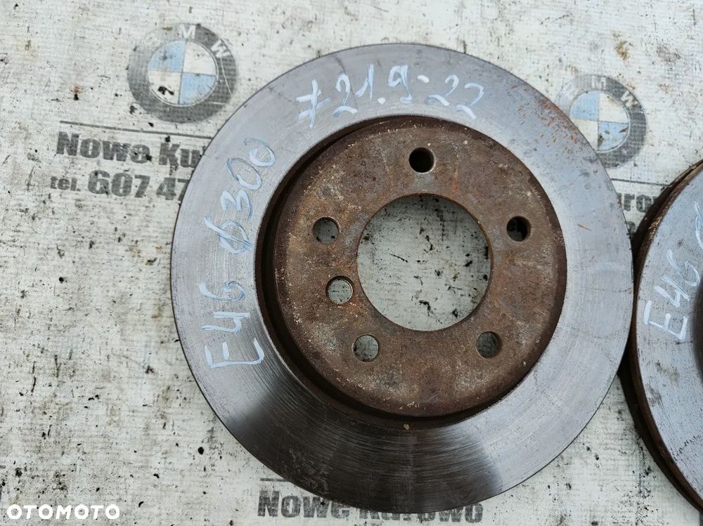 BMW E46 Tarcza hamulcowa przód przednia - 2