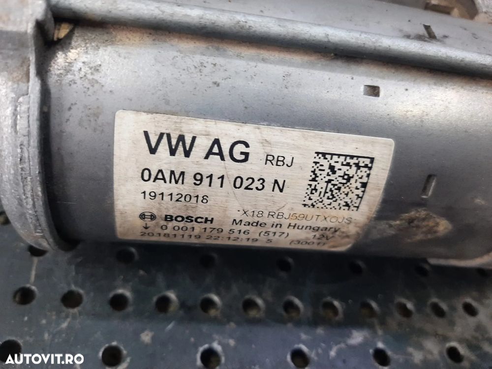 electromotor 1.5tsi dad vw golf 7 golf 8 skoda octavia 3 audi a3 8v 0am911023n  0001179516 - 3