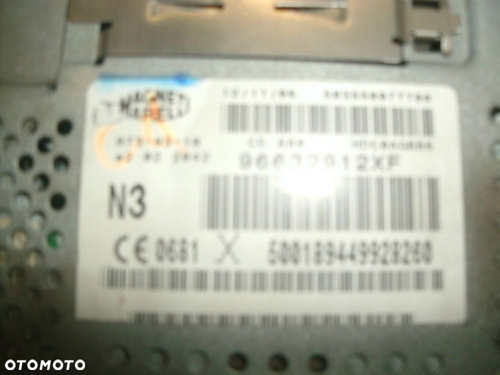 peugeot 407 radio nawigacja rt3-n3-10 96632912xf - 2