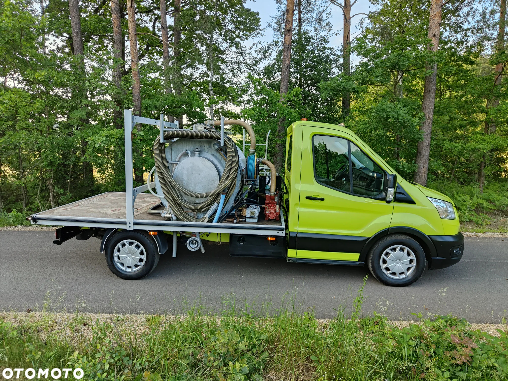 Ford Transit MK8 Toi Toi Asenizacyjny  2.0Tdci 130PS 17.02.2022r Klima Esp Euro 6 Oryginalny Przebieg 80 tys  Led Tempomat Skorzana Kierownica - 6