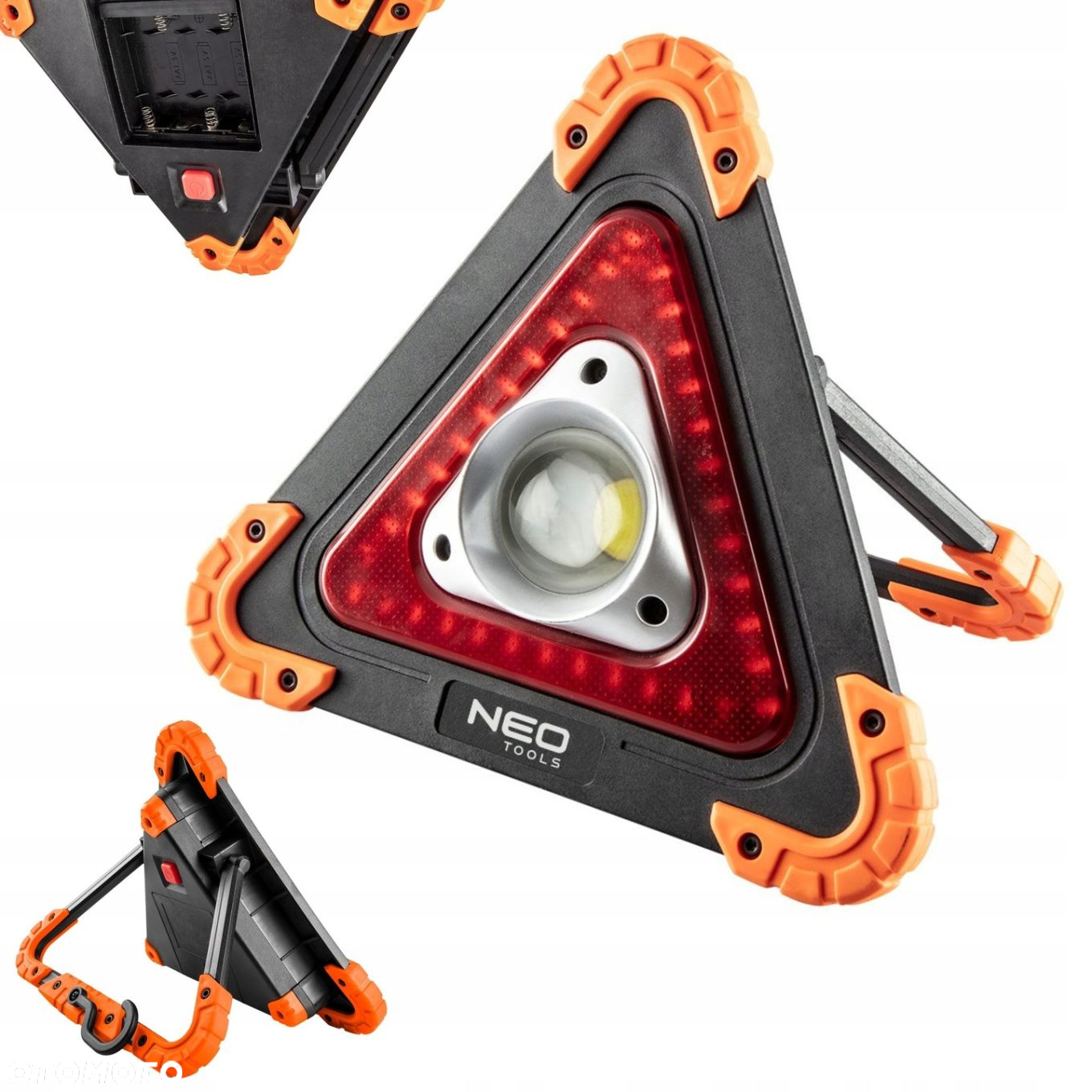 NEO LAMPA BATERYJNA  TRÓJKĄT OSTRZEGAWCZY 2w1 - 8