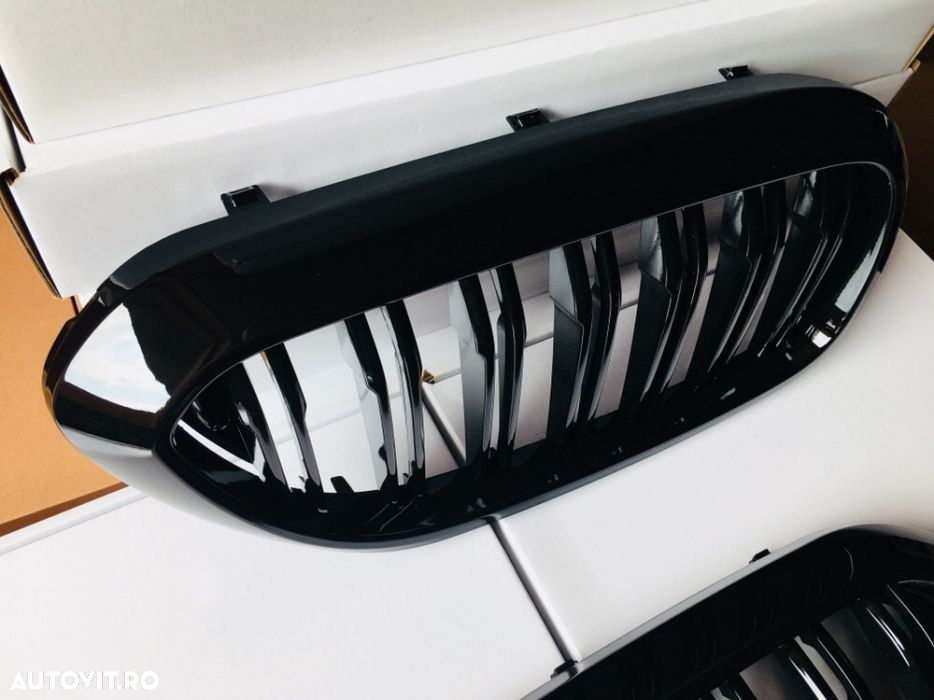 Grile Fata pentru Bmw seria 7 G11 G12 negru lucios duble  CALITATE PREMIUM ⭐️⭐️⭐️⭐️⭐️ - 5