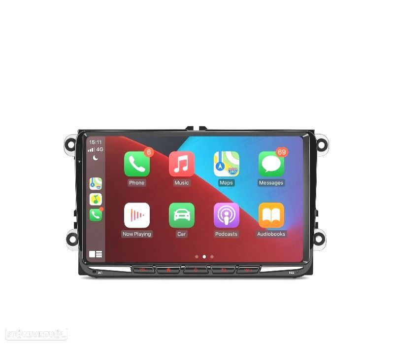 AUTO RÁDIO GPS ANDROID 14 VOLKSWAGEN VW PARA SEAT SKODA - 9