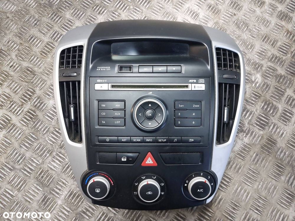 RADIO ODTWARZACZ + PANEL NAWIEWU + RAMKA KIA CEED I 97250-1H221 95710-1H700 - 1