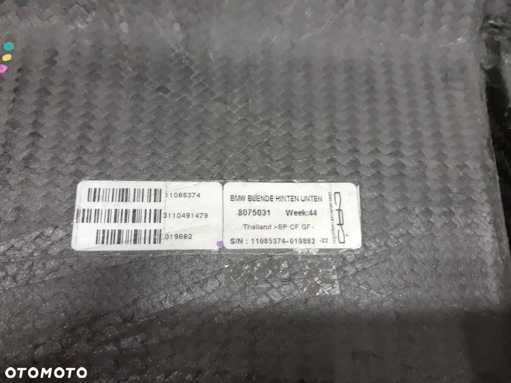 DOKŁADKA ZDERZAKA DYFUZOR SPOJLER TYŁ BMW M3 G80 M4 G82 CARBON 8075031 - 9
