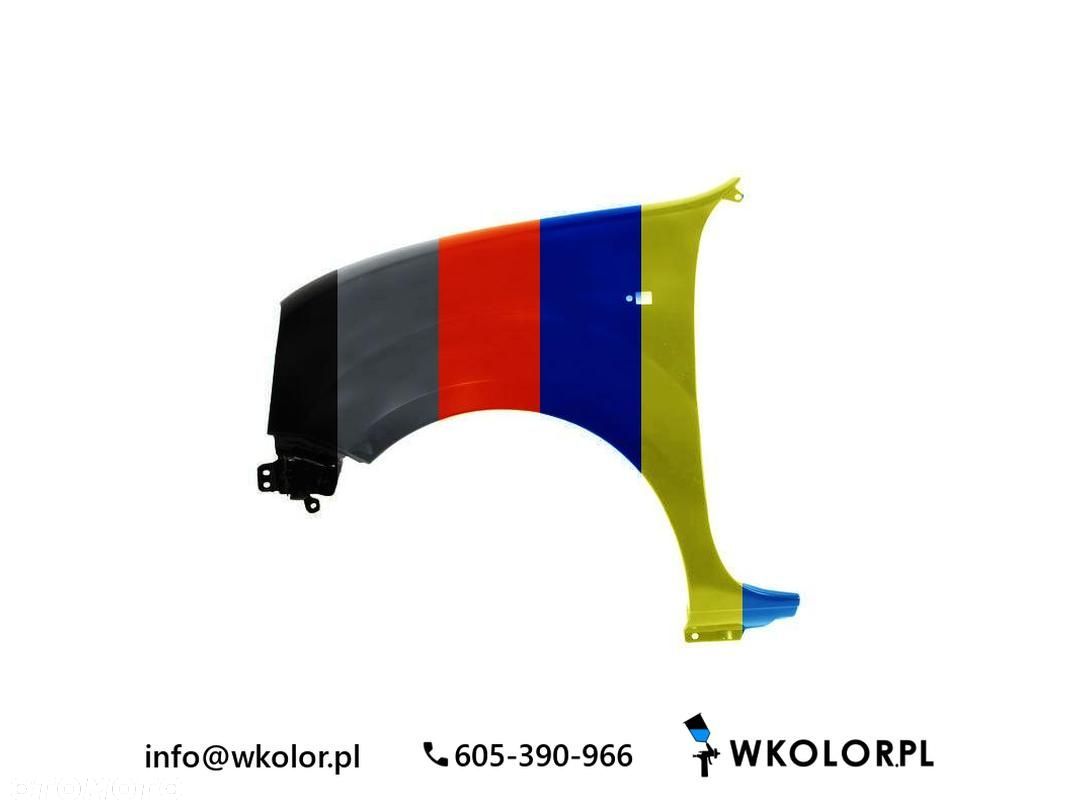 NOWY BŁOTNIK RENAULT KANGOO 2001-2003 LAKIEROWANY W KOLOR - 1